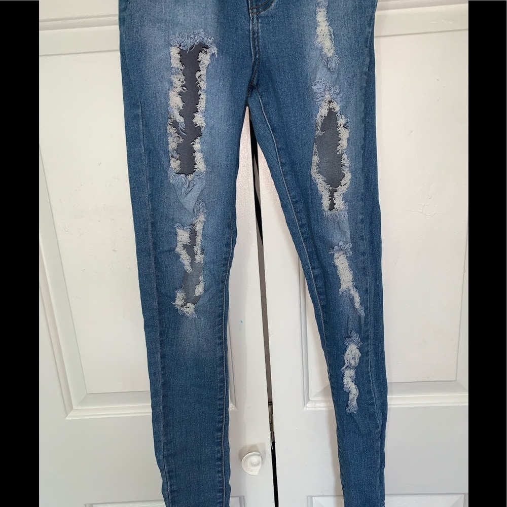 Medium Wash Denim Jeans